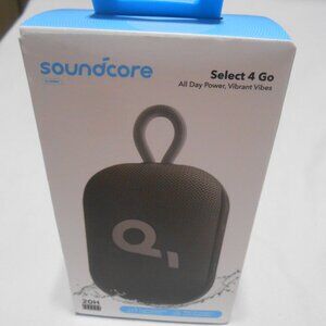 NEW ANKER SOUNDCORE SELECT 4 GO BLUETOOTH SPEAKER BLK 20H WATERPROOF BRAND NEW